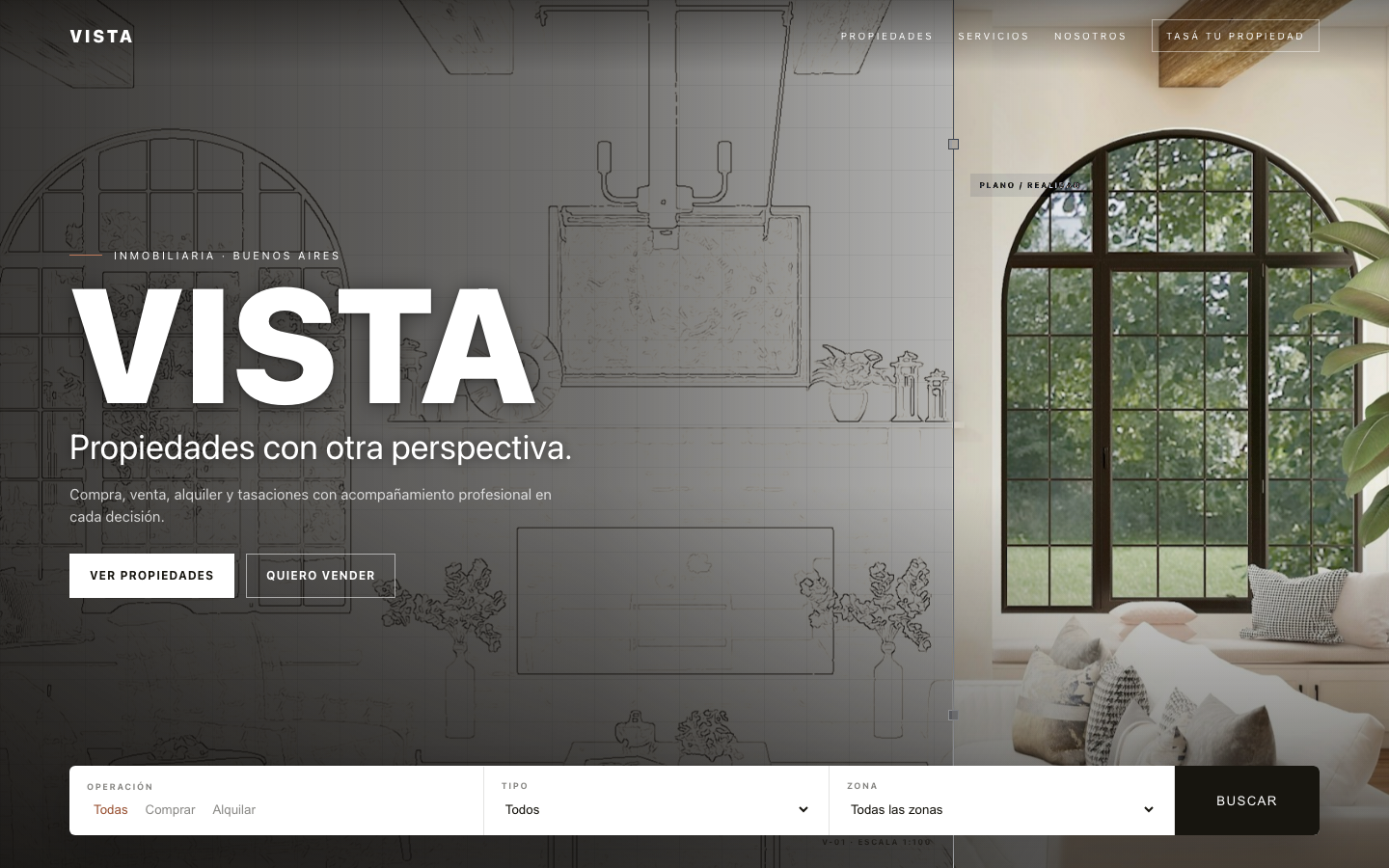 Experiencia inmobiliaria VISTA